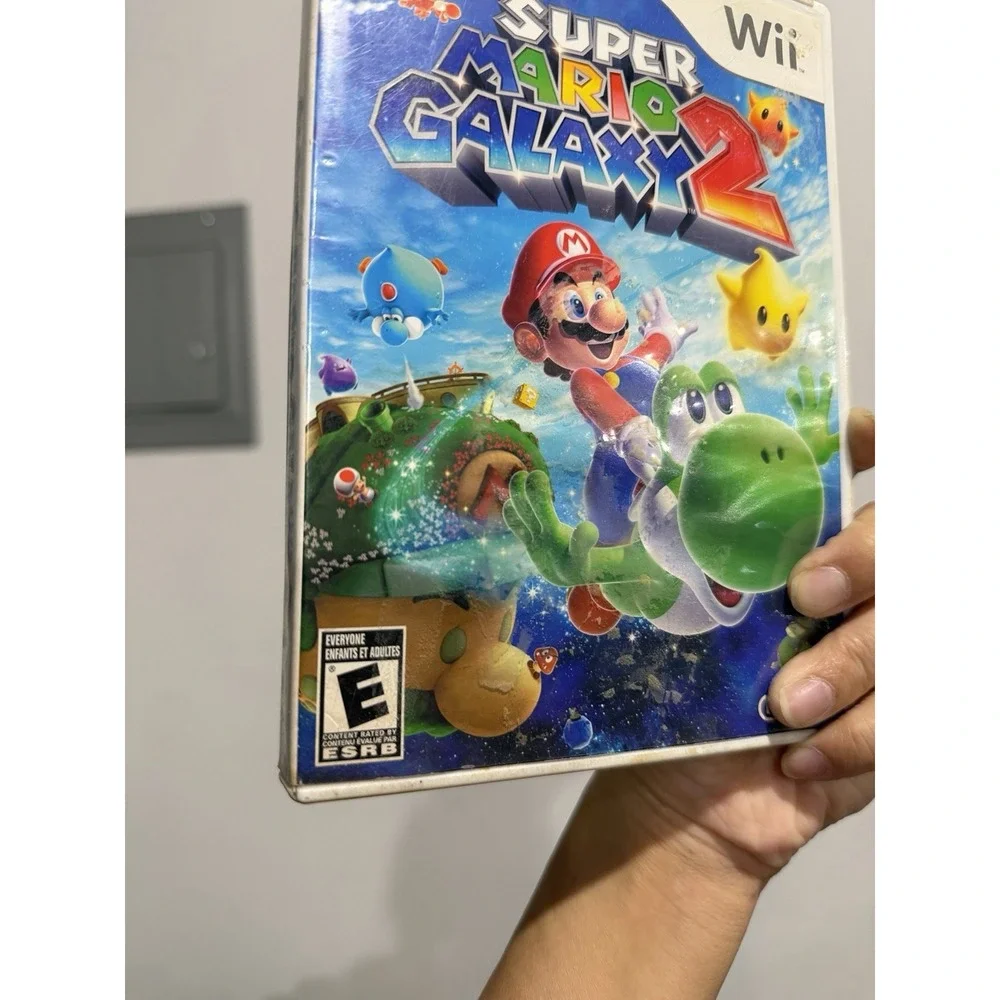 Super Mario Galaxy 2 Nintendo Wii CIB Complete w/ Manual - Damaged Case